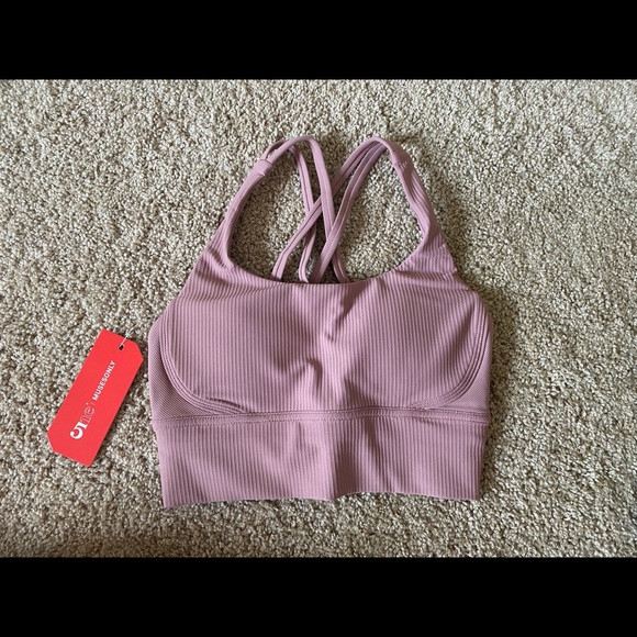 Musesonly Light Pink Sports Bra - Picture 1 of 3